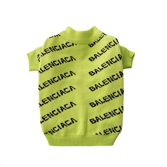 Pawlenciaga Lime Dog Jumper