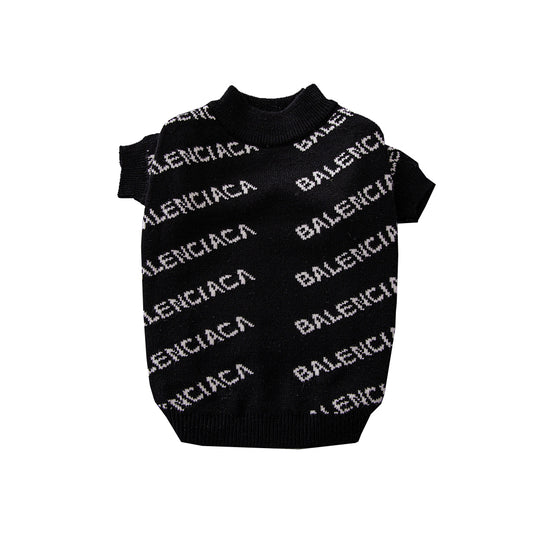 Pawlenciaga Black Dog Jumper